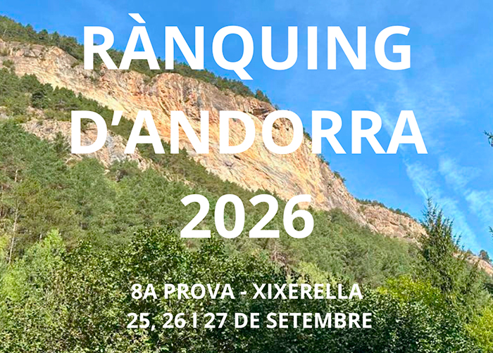 Resultats 8ª prova del rànquing d’Andorra